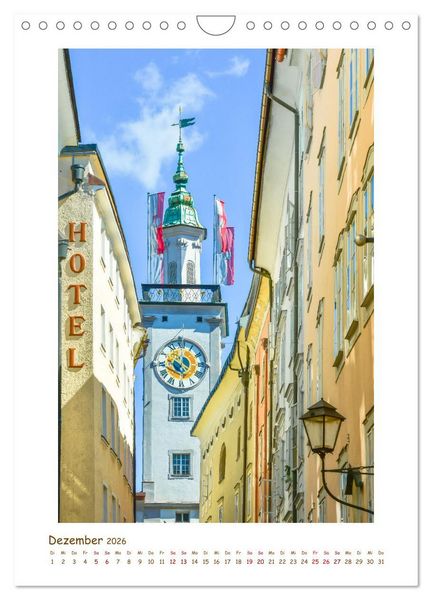 Produktbild: Salzburg - Gesichter einer Stadt (Wandkalender 2026 DIN A4 hoch), CALVENDO Monatskalender