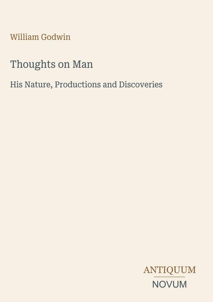 Produktbild: Thoughts on Man