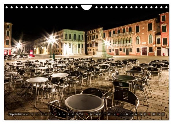 Produktbild: Leuchtendes Venedig (Wandkalender 2026 DIN A4 quer), CALVENDO Monatskalender