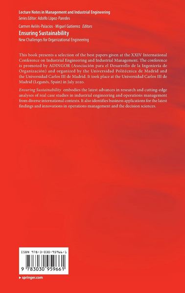 Produktbild: Ensuring Sustainability