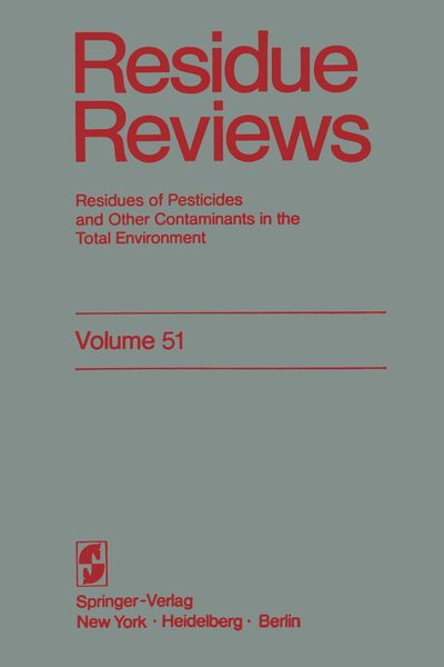 Produktbild: Residue Reviews