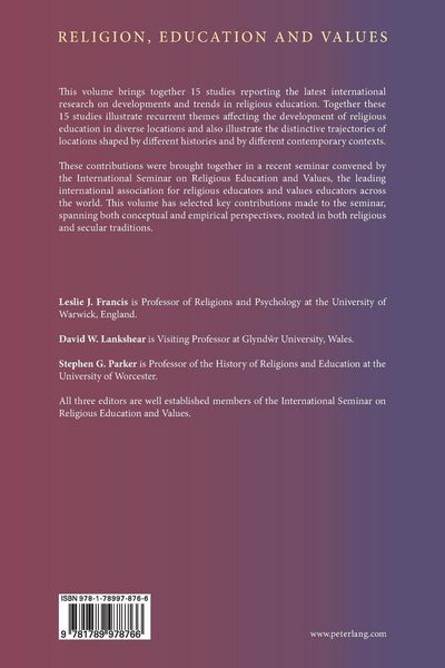 Produktbild: New directions in Religious and Values education