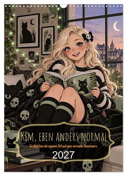 Produktbild: Kim, eben anders normal (Wandkalender 2027 DIN A3 hoch), CALVENDO Monatskalender
