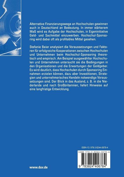 Produktbild: Hochschul-Sponsoring