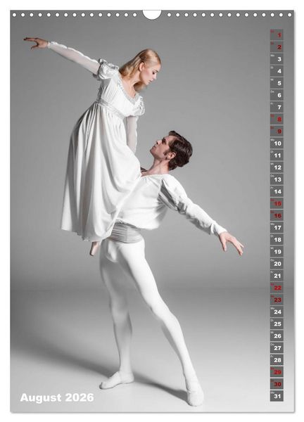 Produktbild: Sinneseindruck Ballett (Wandkalender 2026 DIN A3 hoch), CALVENDO Monatskalender
