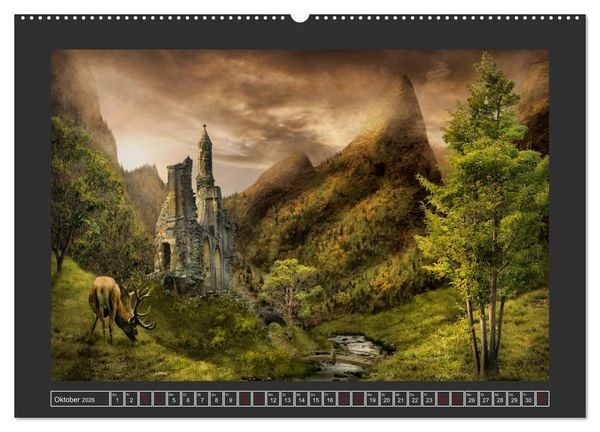 Produktbild: Magische Gefilde (hochwertiger Premium Wandkalender 2026 DIN A2 quer), Kunstdruck in Hochglanz
