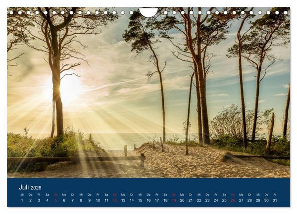 Produktbild: Ostseezauber (Wandkalender 2026 DIN A4 quer), CALVENDO Monatskalender