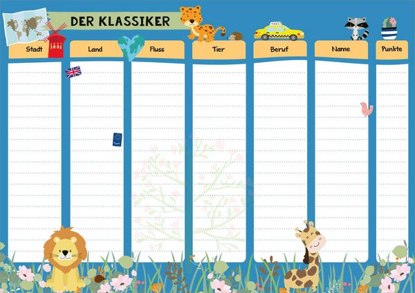 Produktbild: Stadt, Land, Tier
