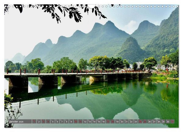 Produktbild: RIVI&Egrave;RE YULONG (Calendrier mural 2026 DIN A3 vertical), CALVENDO calendrier mensuel