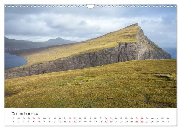Produktbild: Zauber der F&auml;r&ouml;er Inseln (Wandkalender 2026 DIN A3 quer), CALVENDO Monatskalender