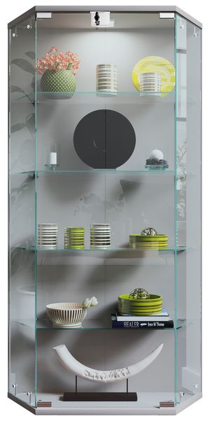 Produktbild: Wandvitrine H&auml;ngevitrine Glasvitrine Benila L