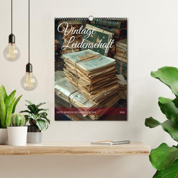 Produktbild: Vintage Leidenschaft (Wandkalender 2026 DIN A3 hoch), CALVENDO Monatskalender
