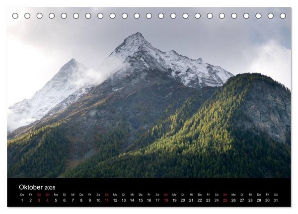 Produktbild: Lichtstimmungen Schweiz 2026 (Tischkalender 2026 DIN A5 quer), CALVENDO Monatskalender