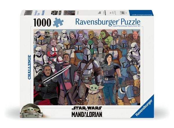 Produktbild: Erwachsenenpuzzle 1000 Teile - Challenge Star Wars Mandalorian