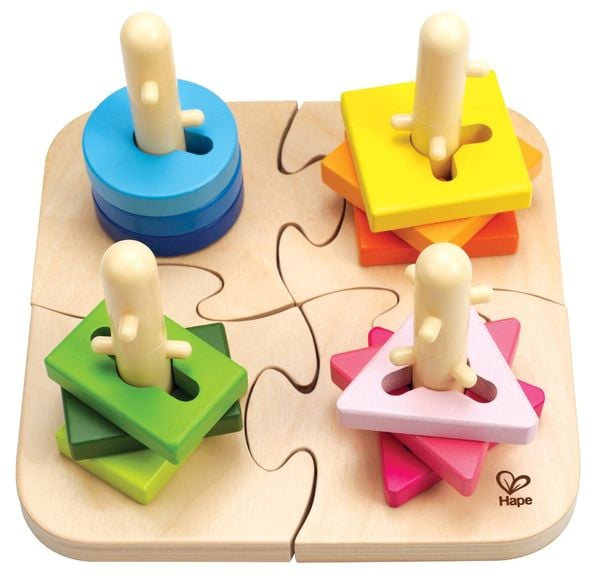 Hape - Kreatives Steckpuzzle