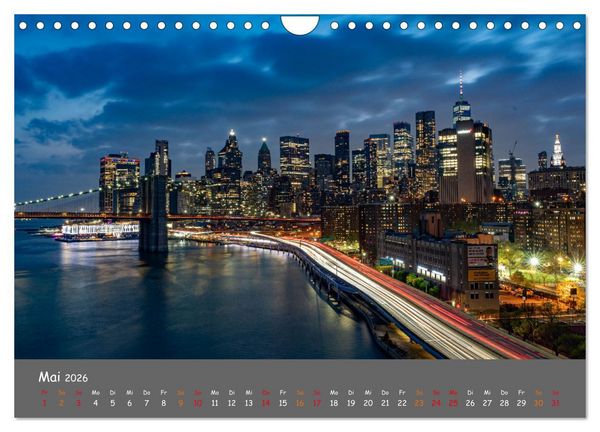 Produktbild: Faszination New York (Wandkalender 2026 DIN A4 quer), CALVENDO Monatskalender