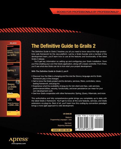 Produktbild: The Definitive Guide to Grails 2