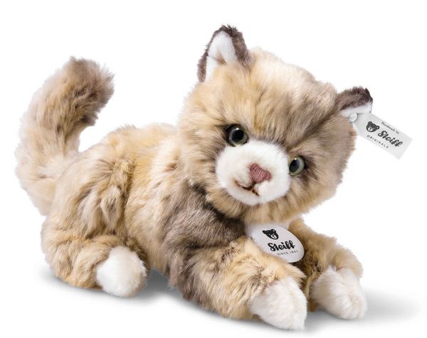 Produktbild: Steiff 099663 - Lucy Katze, sitzend, beige, Pl&uuml;sch, 18 cm