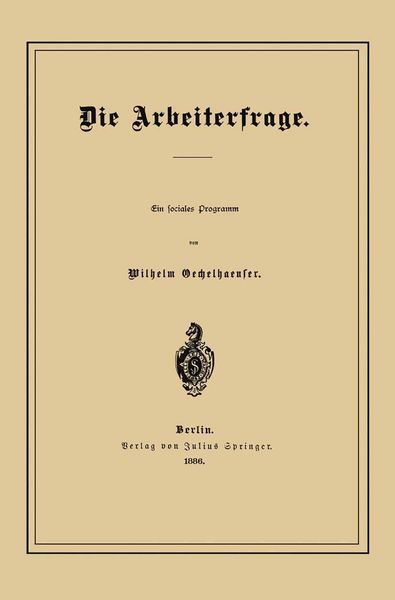 Produktbild: Die Arbeiterfrage