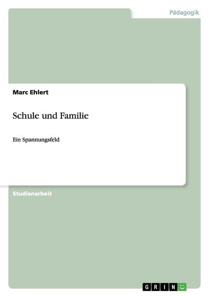 Produktbild: Schule und Familie