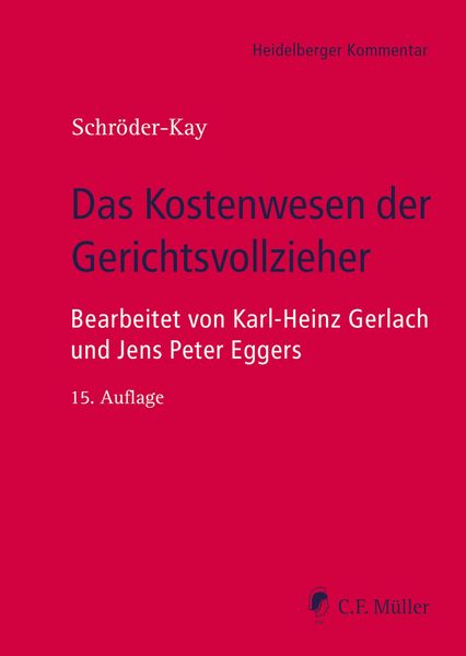 Produktbild: Das Kostenwesen der Gerichtsvollzieher, eBook