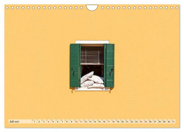 Produktbild: Minimal Burano (Wandkalender 2027 DIN A4 quer), CALVENDO Monatskalender