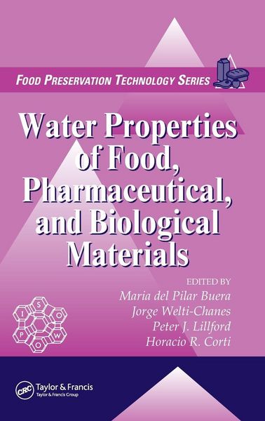 Produktbild: Water Properties of Food, Pharmaceutical, and Biological Materials