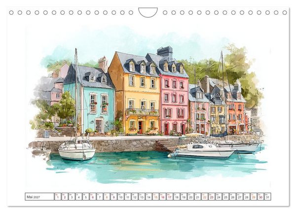 Produktbild: Wo das Meer zuhause ist (Wandkalender 2027 DIN A4 quer), CALVENDO Monatskalender