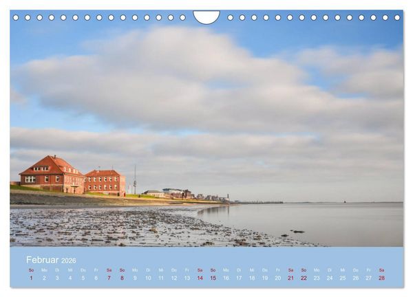 Produktbild: Wilhelmshaven - Sonne, K&uuml;ste und Meer (Wandkalender 2026 DIN A4 quer), CALVENDO Monatskalender