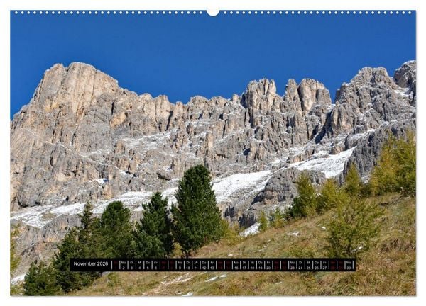 Produktbild: Dolomiten - Latemar und Rosengarten (hochwertiger Premium Wandkalender 2026 DIN A2 quer), Kunstdruck in Hochglanz