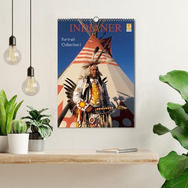 Produktbild: Indianer, Portrait Collection 1 (Wandkalender 2026 DIN A3 hoch), CALVENDO Monatskalender