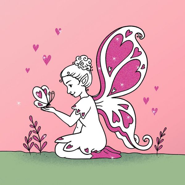 Produktbild: Glitzer-Malblock: Fantasy (100% selbst gemacht)