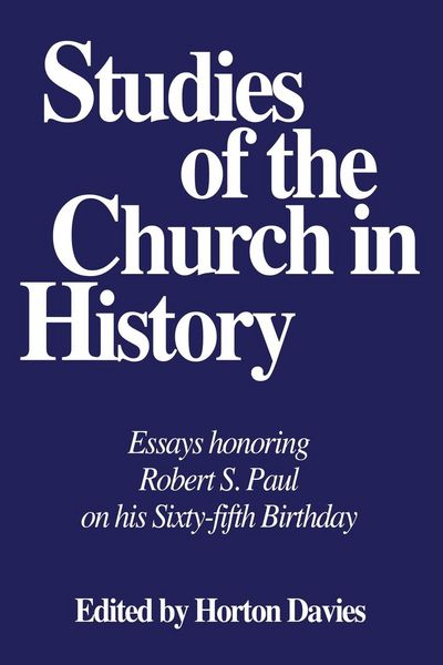 Produktbild: Studies of the Church in History