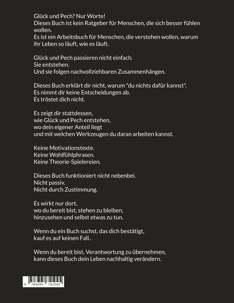 Produktbild: Gl&uuml;ck & Pech? Nur Worte!