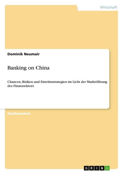 Produktbild: Banking on China