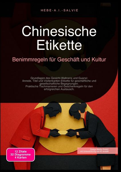 Produktbild: Chinesische Etikette: Benimmregeln f&uuml;r Gesch&auml;ft und Kultur