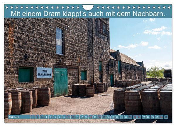 Produktbild: Witzige Whisky-Werbeslogans (Wandkalender 2026 DIN A4 quer), CALVENDO Monatskalender