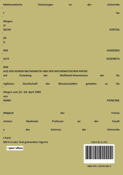 Produktbild: Aus der reinen mathematik