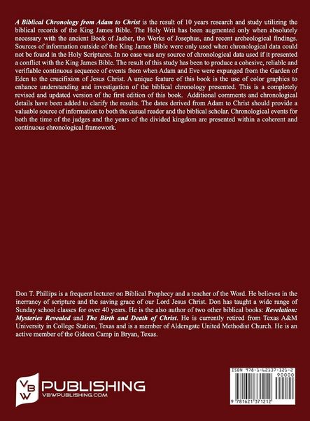 Produktbild: A Biblical Chronology from Adam to Christ