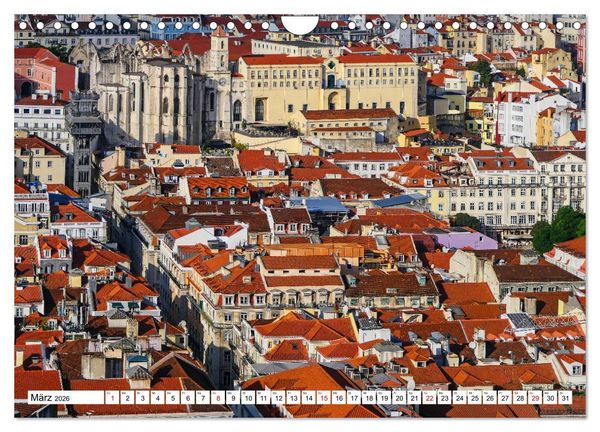 Produktbild: Bezauberndes Lissabon (Wandkalender 2026 DIN A4 quer), CALVENDO Monatskalender