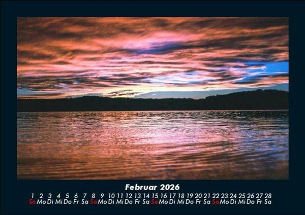 Produktbild: Sonnenuntergang 2026 Fotokalender DIN A5
