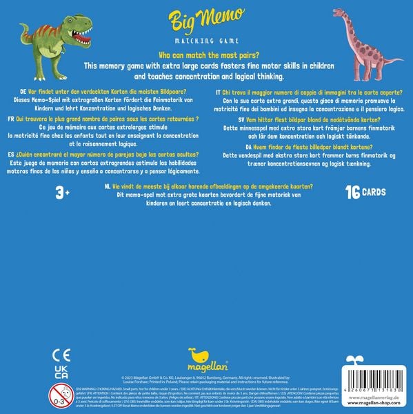 Produktbild: Big Memo - Dinosaurs