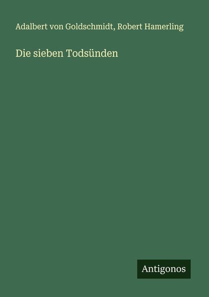 Produktbild: Die sieben Tods&uuml;nden