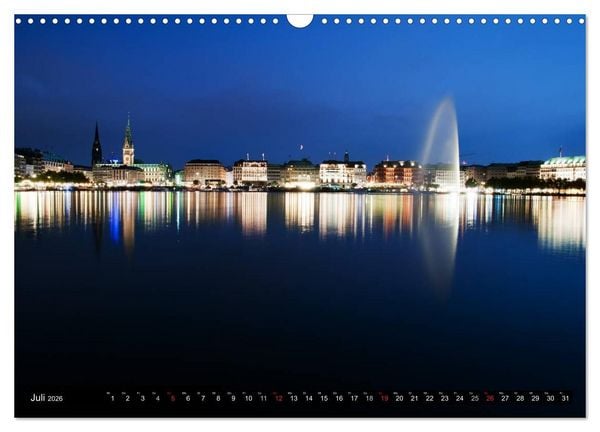 Produktbild: Hamburg - Alster (Wandkalender 2026 DIN A3 quer), CALVENDO Monatskalender