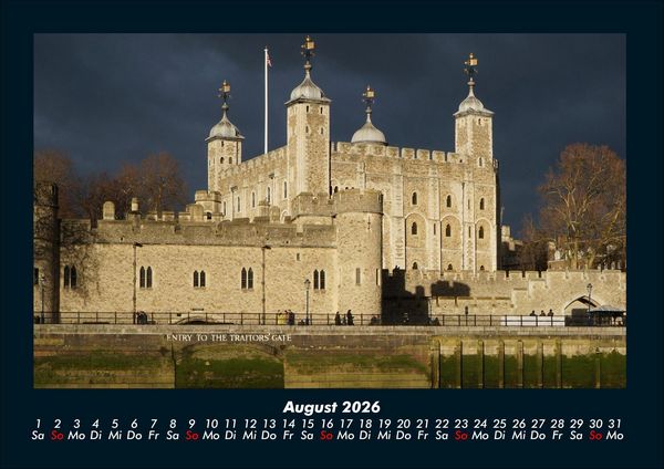 Produktbild: London 2026 Fotokalender DIN A4