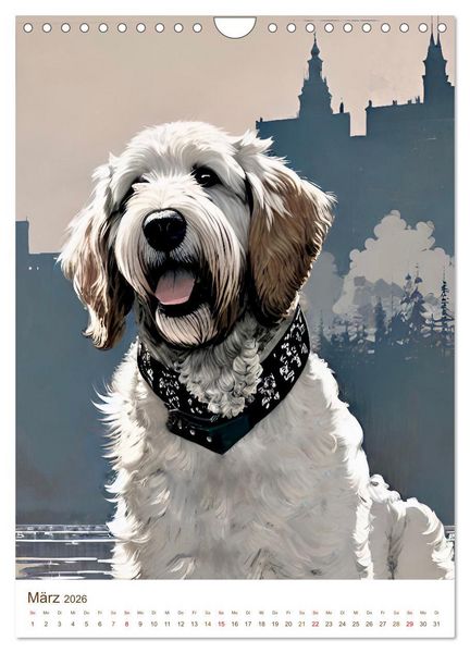Produktbild: Der Labradoodle (Wandkalender 2026 DIN A4 hoch), CALVENDO Monatskalender