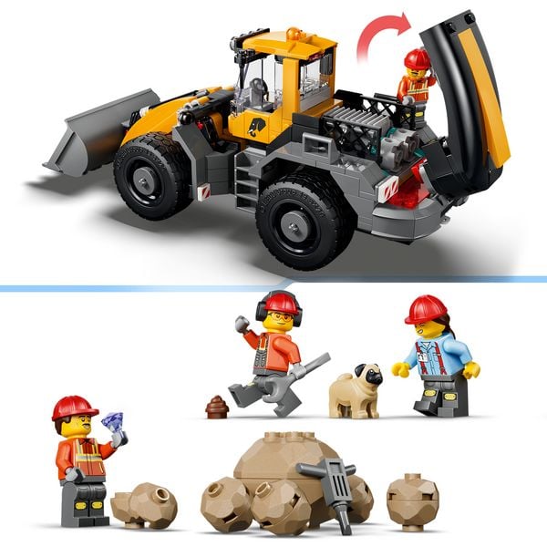 Produktbild: LEGO City 60494 Kipplaster und Schaufellader, Bau- und Spielset mit 2 Baufahrzeugen
