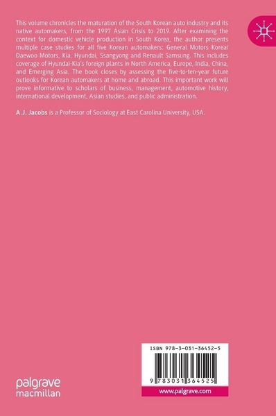 Produktbild: The Korean Automotive Industry, Volume 2