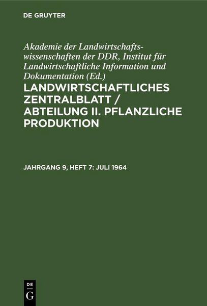 Produktbild: Juli 1964