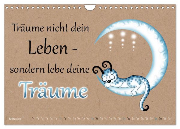 Produktbild: Motiviert durchs Leben (Wandkalender 2026 DIN A4 quer), CALVENDO Monatskalender